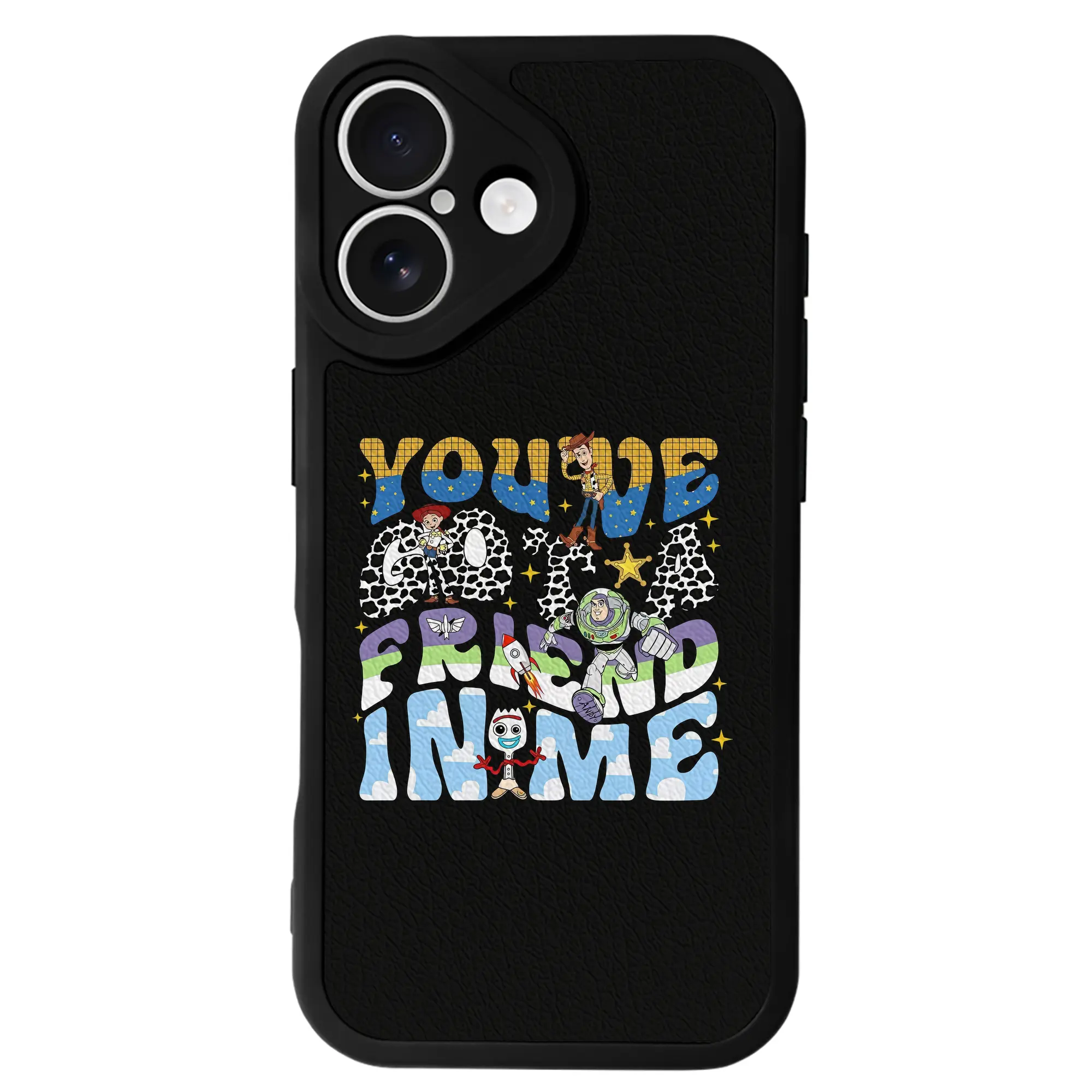 トイ・ストーリー グッズ バズ・ライトイヤー - IPhone 16シリーズ対応 ・ シリコンスマホケース ・ レザー調 ・ 高精度フィット ・ 耐衝撃 ・ ワイヤレス充電対応 ・ 精密カット